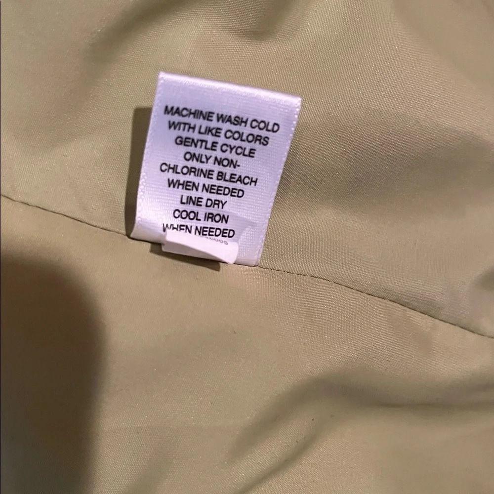 3/$15. Ladies Merona trench coat XL - Picture 7 of 10